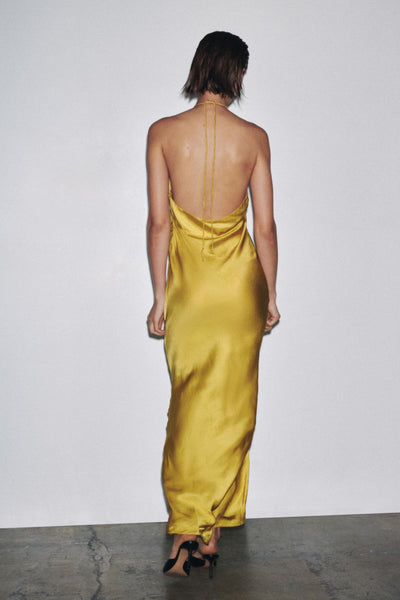 Nina™ | Golden Bloom Dress