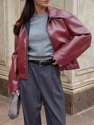 Saffron™ Casual Retro Motorcycle Jacket