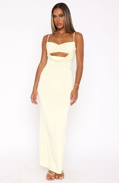Liana™ | Sleek Cut-Out Maxi Dress