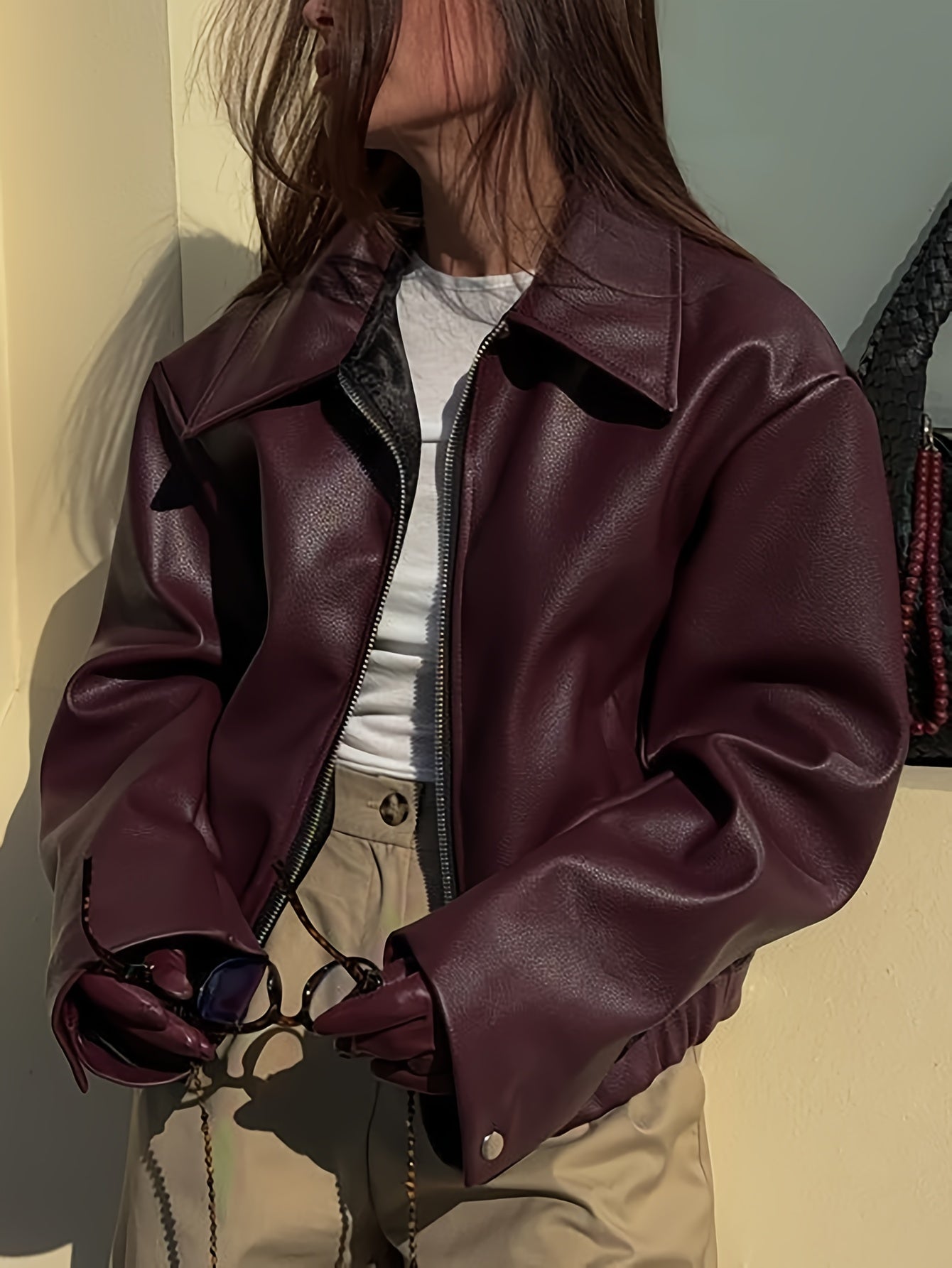 Saffron™ Casual Retro Motorcycle Jacket