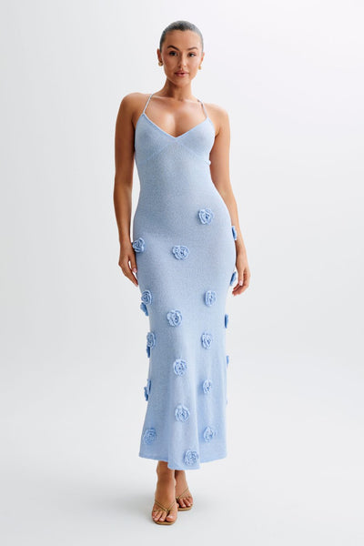 Lydia™ | Floral Knit Maxi Dress