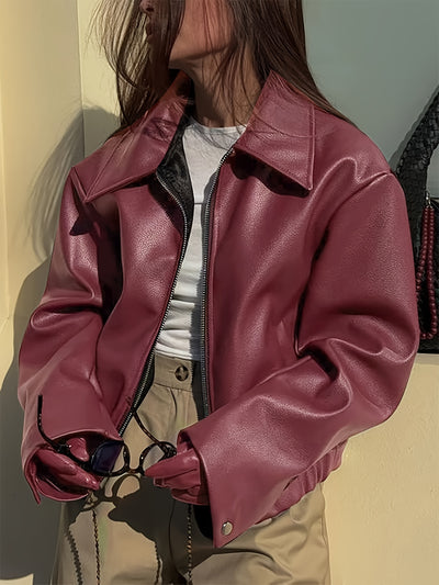 Saffron™ Casual Retro Motorcycle Jacket