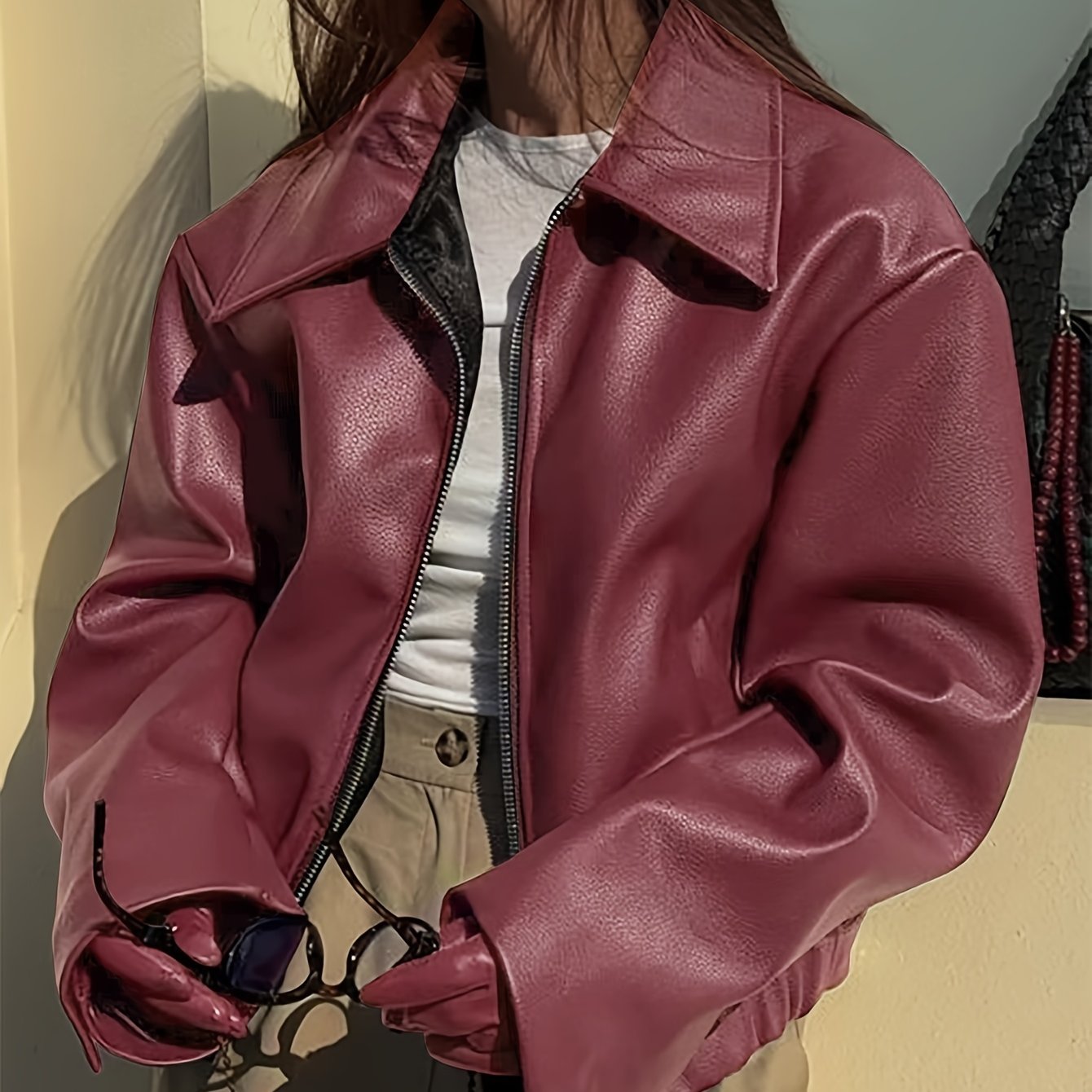 Saffron™ Casual Retro Motorcycle Jacket