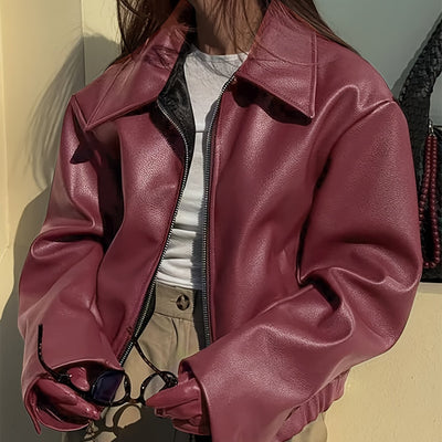 Saffron™ Casual Retro Motorcycle Jacket