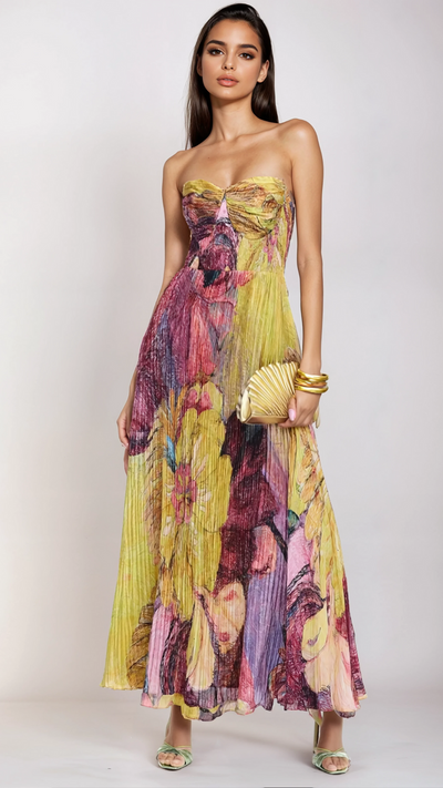 Sienna™ | Radiant Floral Maxi Dress