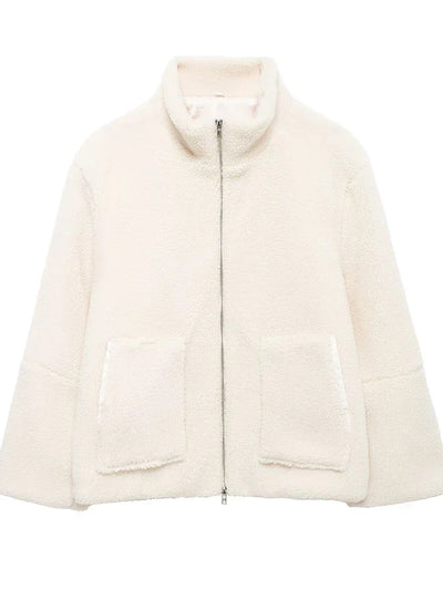 Trenorra™ | Collar Zip-up Coat