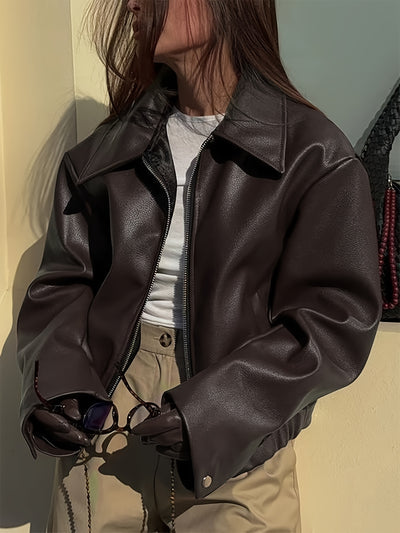 Saffron™ Casual Retro Motorcycle Jacket