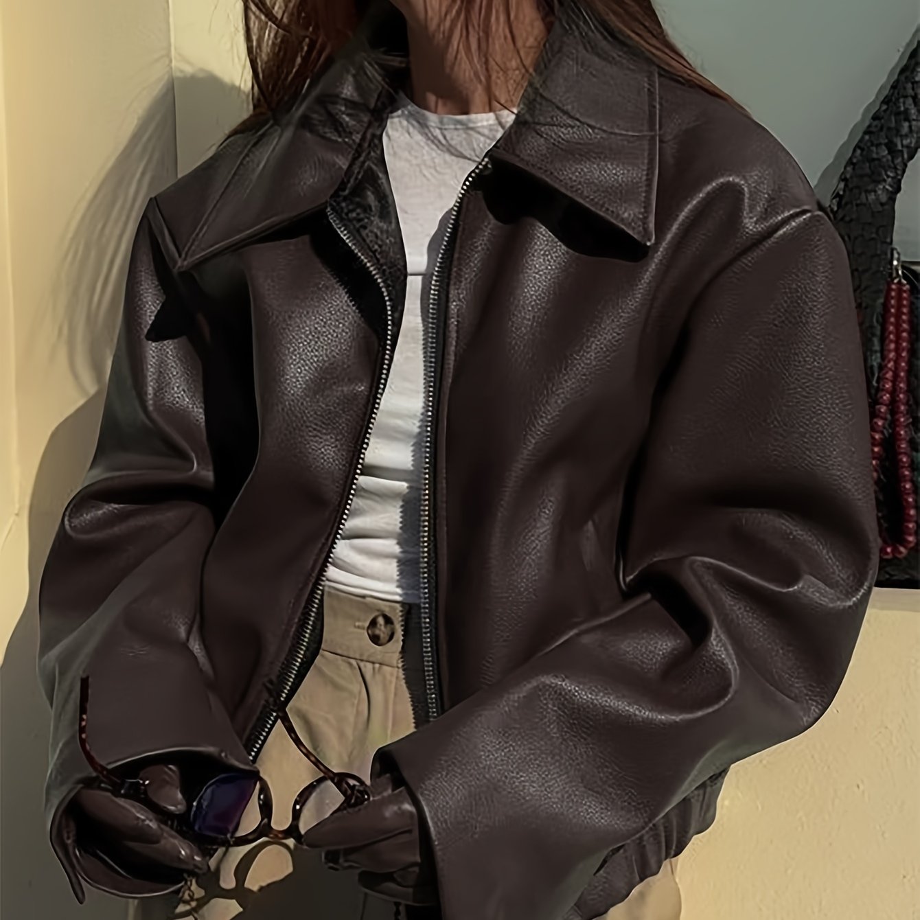 Saffron™ Casual Retro Motorcycle Jacket