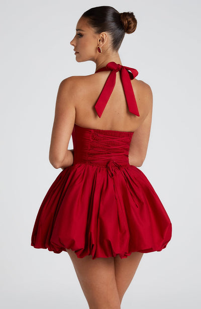 Odette™ | Polka Dot Bubble Mini Dress